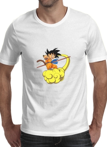  Goku Kid on Cloud GT voor Mannen T-Shirt