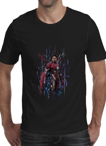 zwart- Iron poly voor Mannen T-Shirt