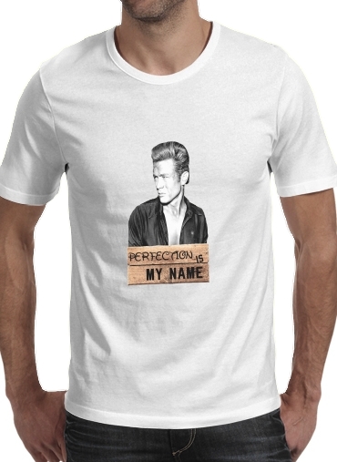  James Dean Perfection is my name voor Mannen T-Shirt
