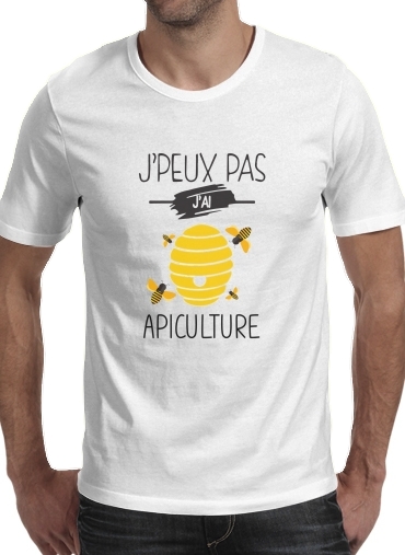  Je peux pas j ai apiculture voor Mannen T-Shirt