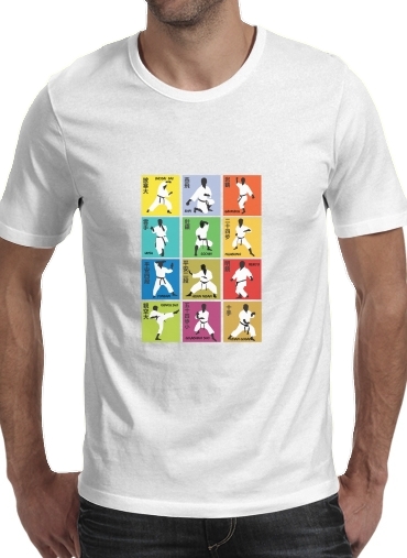  Karate techniques voor Mannen T-Shirt