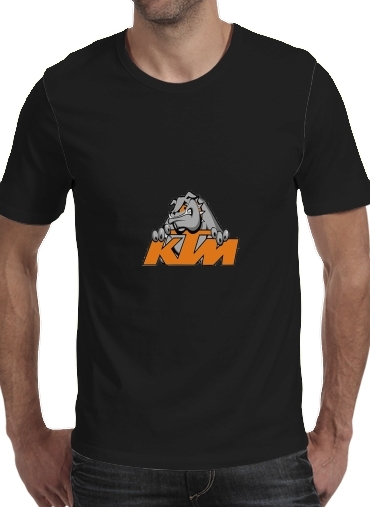 zwart- KTM Racing Orange And Black voor Mannen T-Shirt