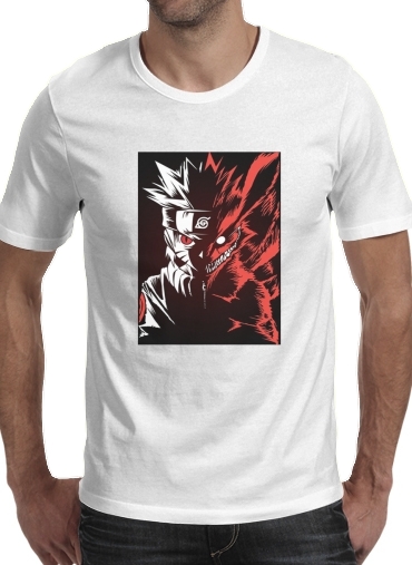  Kyubi x Naruto Angry voor Mannen T-Shirt