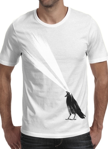  Laser crow voor Mannen T-Shirt