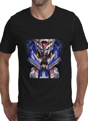 zwart- Mobile Suit Gundam voor Mannen T-Shirt