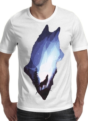  Mystic wolf voor Mannen T-Shirt