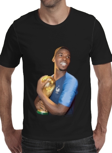 zwart- Paul France FiersdetreBleus voor Mannen T-Shirt