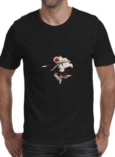 zwart- Princess Mononoke voor Mannen T-Shirt