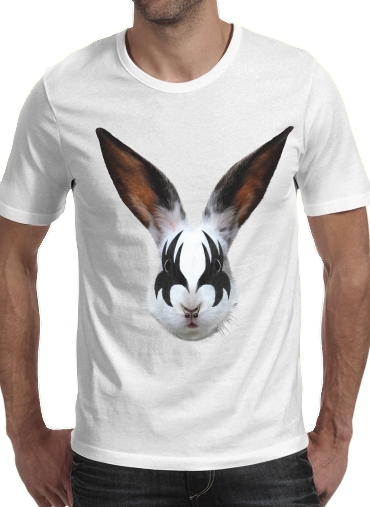  Kiss of a rabbit punk voor Mannen T-Shirt