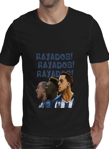zwart- Rayados Tridente voor Mannen T-Shirt