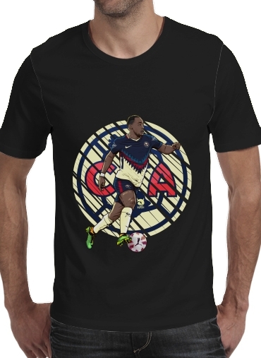 zwart- Renato Ibarra Aguilas America voor Mannen T-Shirt