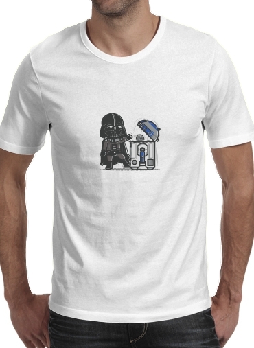  Robotic Trashcan voor Mannen T-Shirt