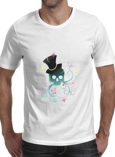  Skull Pop Art Disco voor Mannen T-Shirt