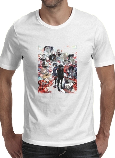  Tokyo Ghoul Touka and family voor Mannen T-Shirt