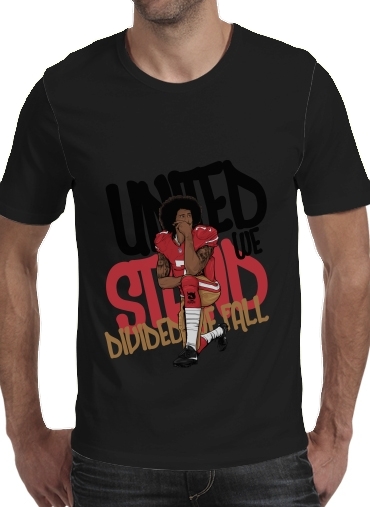 zwart- United We Stand Colin voor Mannen T-Shirt