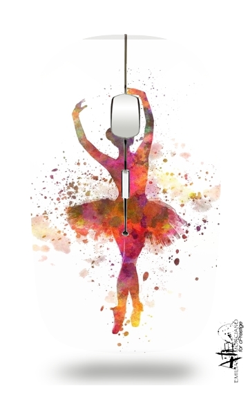  Ballerina Ballet Dancer voor Draadloze optische muis met USB-ontvanger