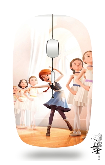  Ballerina Danse Art voor Draadloze optische muis met USB-ontvanger