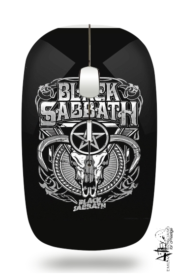  Black Sabbath Heavy Metal voor Draadloze optische muis met USB-ontvanger