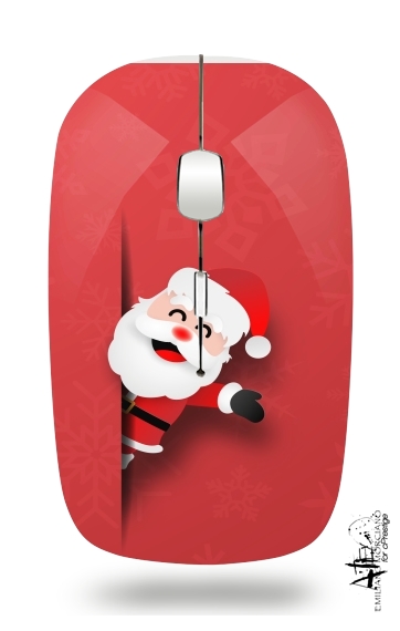  Christmas Santa Claus voor Draadloze optische muis met USB-ontvanger