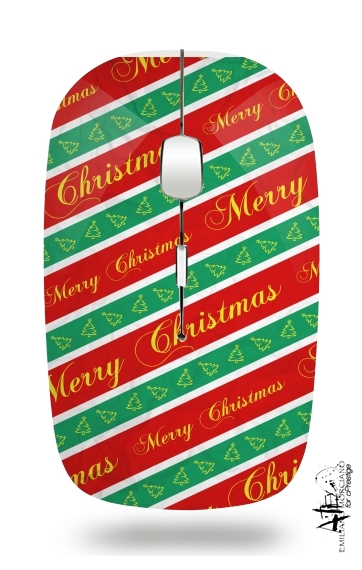  Christmas Wrapping Paper voor Draadloze optische muis met USB-ontvanger