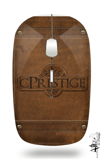  cPrestige leather wallet voor Draadloze optische muis met USB-ontvanger