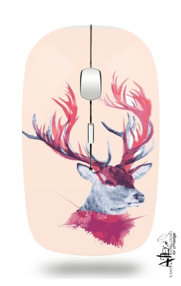  Deer paint voor Draadloze optische muis met USB-ontvanger
