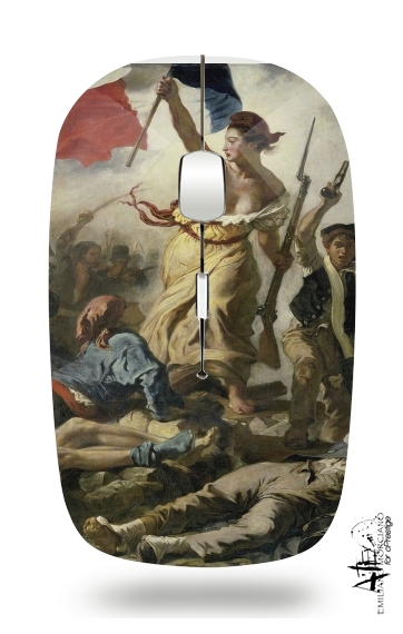  Delacroix La Liberte guidant le peuple voor Draadloze optische muis met USB-ontvanger