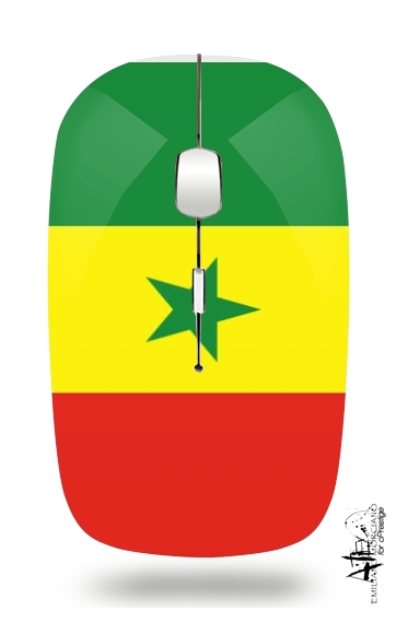  Flag of Senegal voor Draadloze optische muis met USB-ontvanger