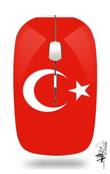  Flag of Turkey voor Draadloze optische muis met USB-ontvanger