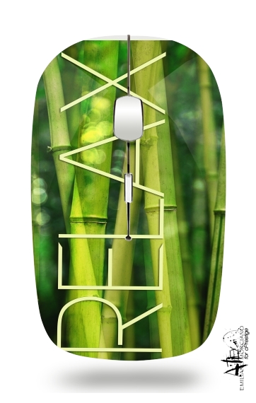  green bamboo voor Draadloze optische muis met USB-ontvanger