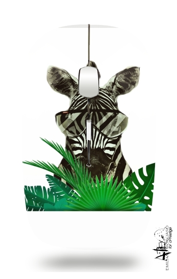  Hipster Zebra Style voor Draadloze optische muis met USB-ontvanger
