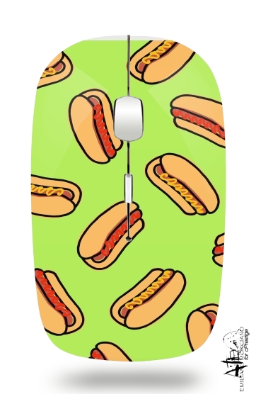  Hot Dog pattern voor Draadloze optische muis met USB-ontvanger