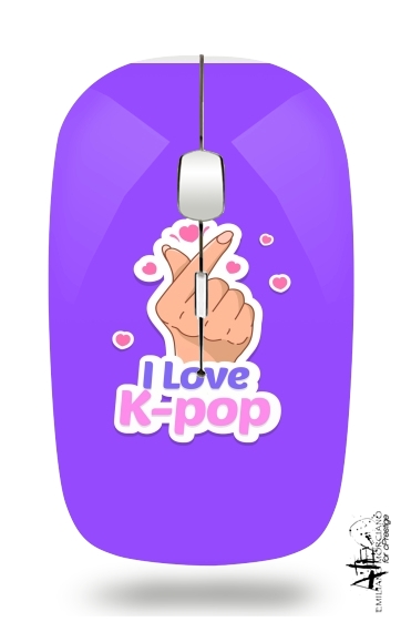  I love kpop voor Draadloze optische muis met USB-ontvanger