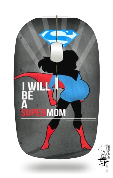  I will be a super mom voor Draadloze optische muis met USB-ontvanger