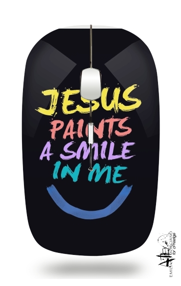  Jesus paints a smile in me Bible voor Draadloze optische muis met USB-ontvanger