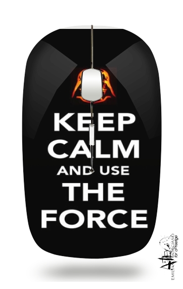  Keep Calm And Use the Force voor Draadloze optische muis met USB-ontvanger