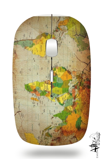  World Map voor Draadloze optische muis met USB-ontvanger