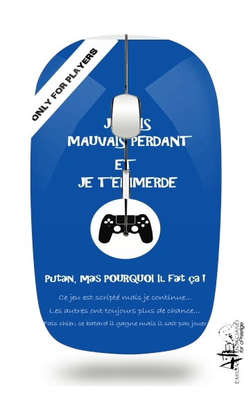  Mauvais perdant - Bleu Playstation voor Draadloze optische muis met USB-ontvanger