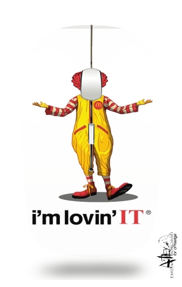  Mcdonalds Im lovin it - Clown Horror voor Draadloze optische muis met USB-ontvanger
