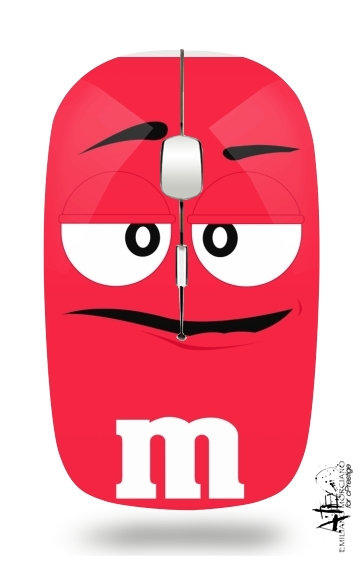  M&M's Red voor Draadloze optische muis met USB-ontvanger