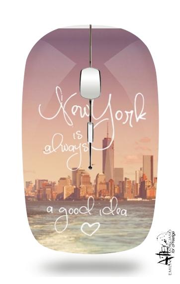  Always New York voor Draadloze optische muis met USB-ontvanger