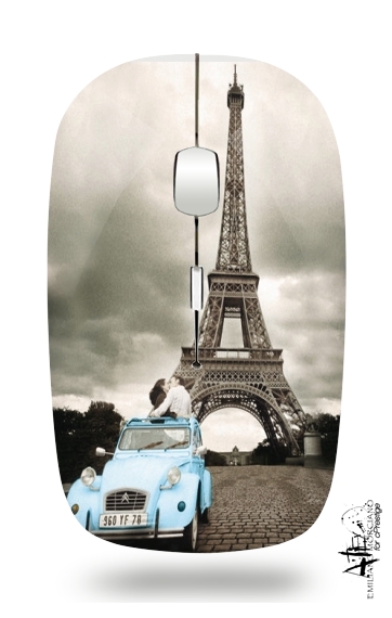  Eiffel Tower Paris So Romantique voor Draadloze optische muis met USB-ontvanger