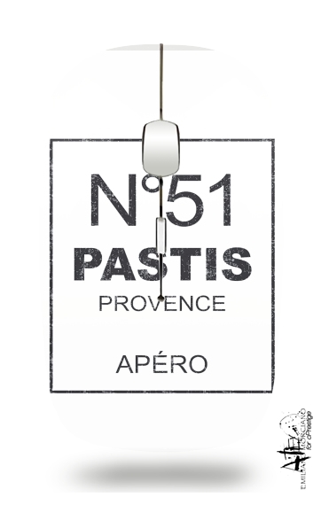  Pastis 51 Parfum Apero voor Draadloze optische muis met USB-ontvanger