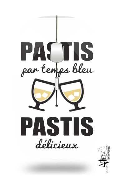  Pastis par temps bleu Pastis delicieux voor Draadloze optische muis met USB-ontvanger