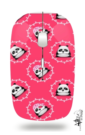  Pink Panda voor Draadloze optische muis met USB-ontvanger
