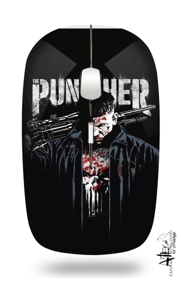  Punisher Blood Frank Castle voor Draadloze optische muis met USB-ontvanger