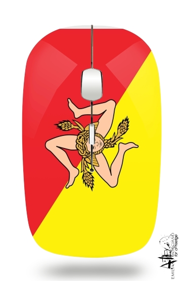  Sicile Flag voor Draadloze optische muis met USB-ontvanger