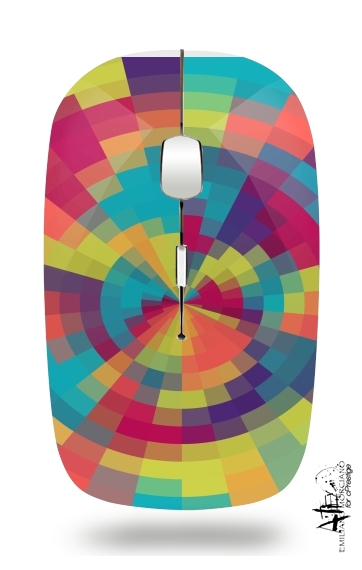  Spiral of colors voor Draadloze optische muis met USB-ontvanger
