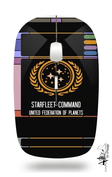  Starfleet command Star trek voor Draadloze optische muis met USB-ontvanger