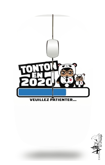  Tonton en 2020 Cadeau Annonce naissance voor Draadloze optische muis met USB-ontvanger